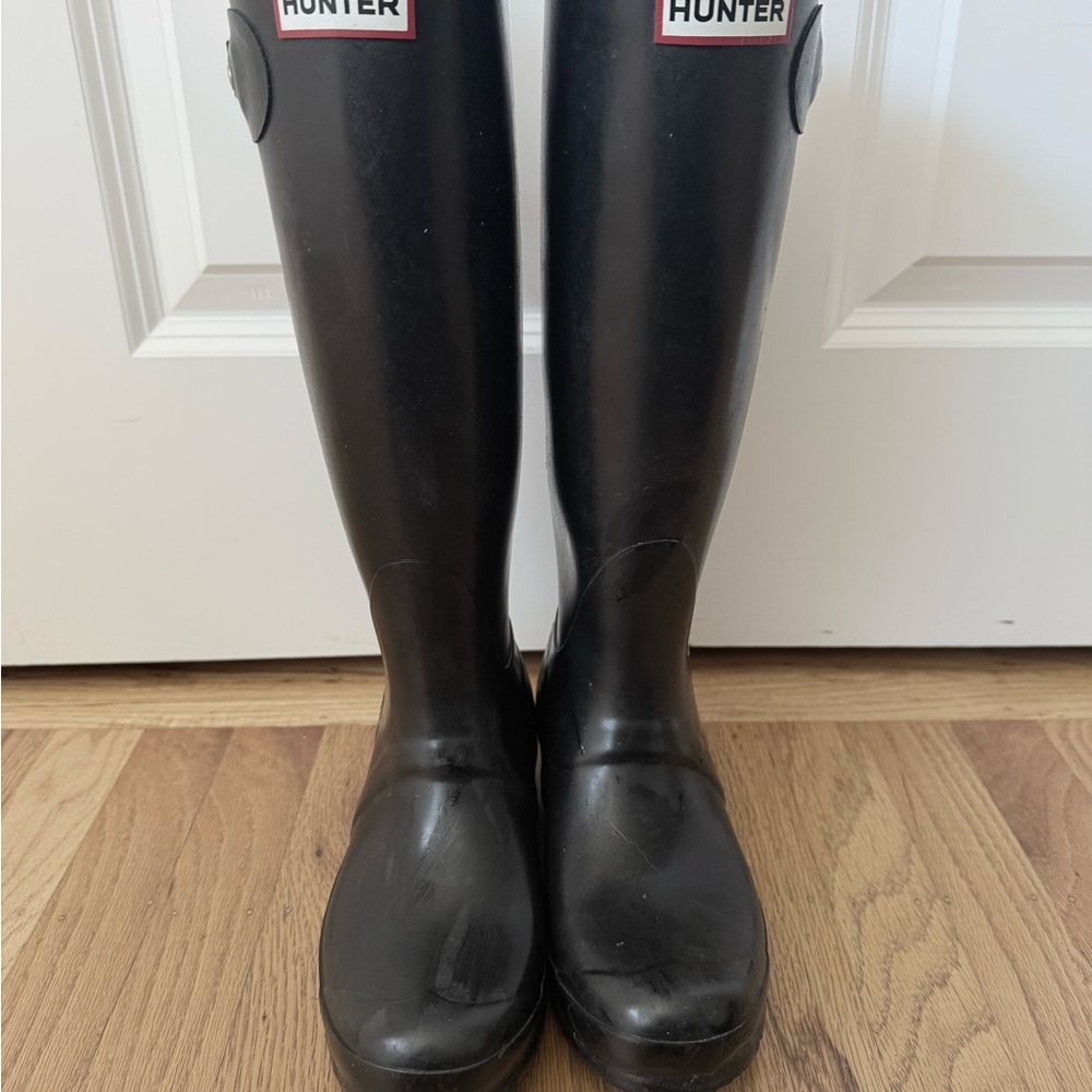 Hunter Black Rain Boots